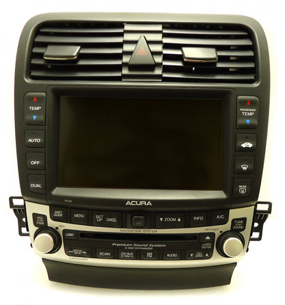 2005 2006 ACURA TSX Navigation GPS Radio Stereo 6 Disc Changer CD Player 7KA0
