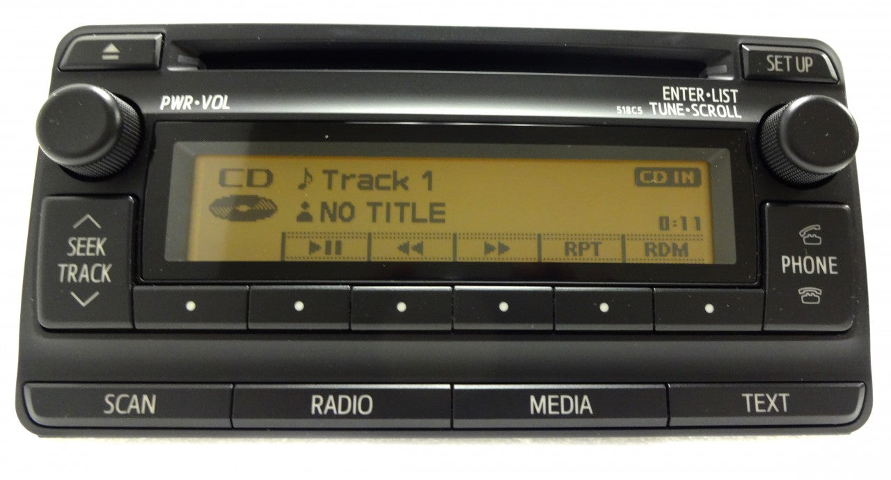 2012 TOYOTA Corolla OEM Radio Stereo Receiver MP3 CD Player 518C5
