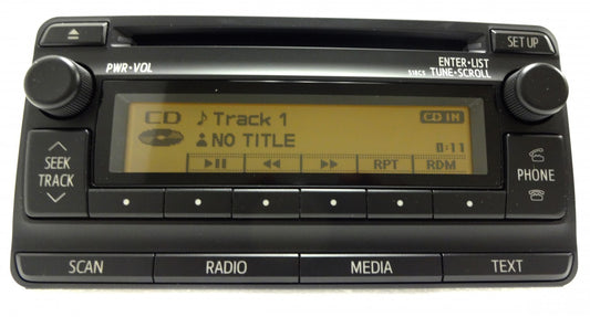 2012 TOYOTA Corolla OEM Radio Stereo Receiver MP3 CD Player 518C5