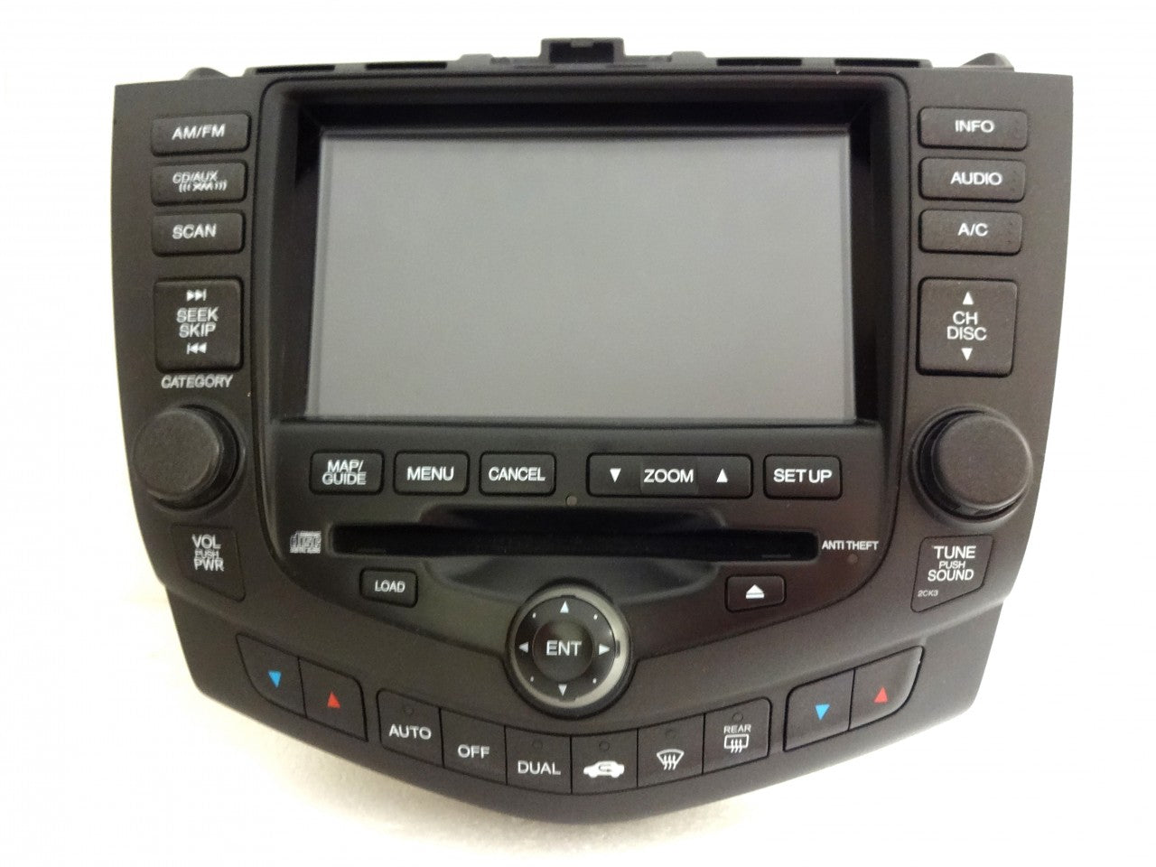 2004 2005 2006 2007 HONDA Accord Navigation GPS System Screen Radio 6 Disc Changer CD Player 2CK3