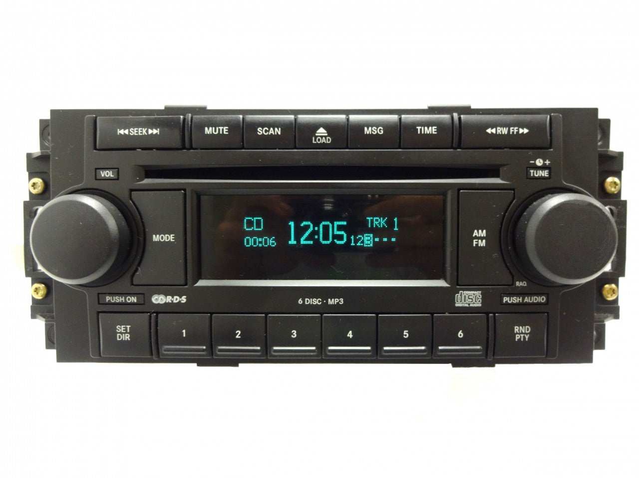 2004 - 2008 Chrysler Jeep Dodge OEM AM FM Radio MP3 6 Disc Changer CD Player Receiver RAQ