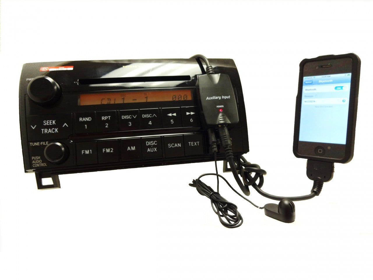 NEW Toyota iPod Bluetooth Auxiliary adapter harness