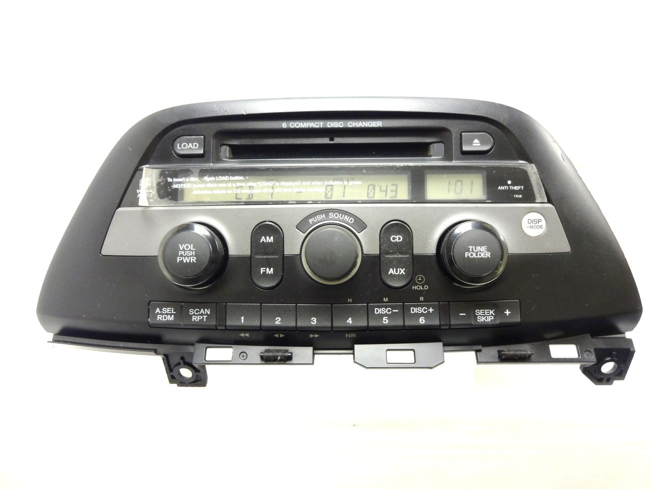 Honda Odyssey AM FM 6CD XM Radio 1XU8