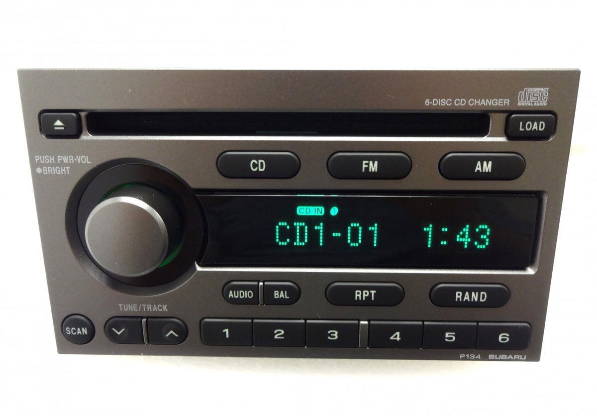 SUBARU Forester Legacy Impreza Outback Baja WRX Radio Stereo 6 Disc Changer CD Player 1995 1996 1997 1998 1999 2000 2001 2002 2003 2004