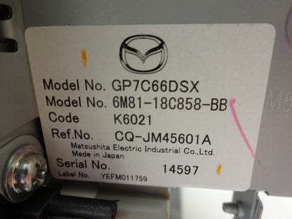 MAZDA 6 Radio Stereo CD Player Auto Climate Temp Controls 2006 2007 2008