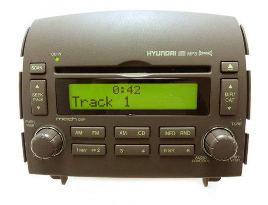 HYUNDAI Sonata Radio Stereo MP3 CD Player XM Satellite 2006 2007 2008