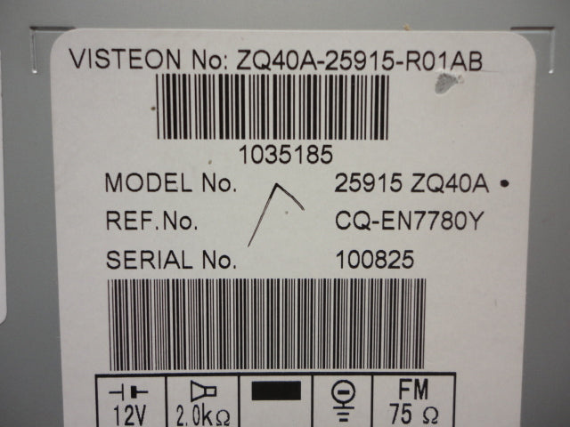 NISSAN Armada Pathfinder Radio Stereo 6 Disc Changer Control Assy-Navigation 2008 2009 2010 2011