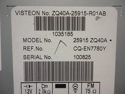 NISSAN Armada Pathfinder Radio Stereo 6 Disc Changer Control Assy-Navigation 2008 2009 2010 2011