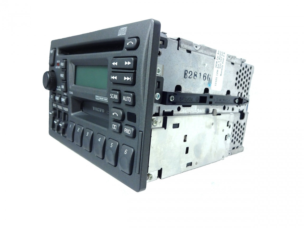 Volvo SC-816 Radio Tape Player CD C70 850 960 V70 S70 V40 S40 S90 V90 1993 1994 95 1996 1997 98 99 2000