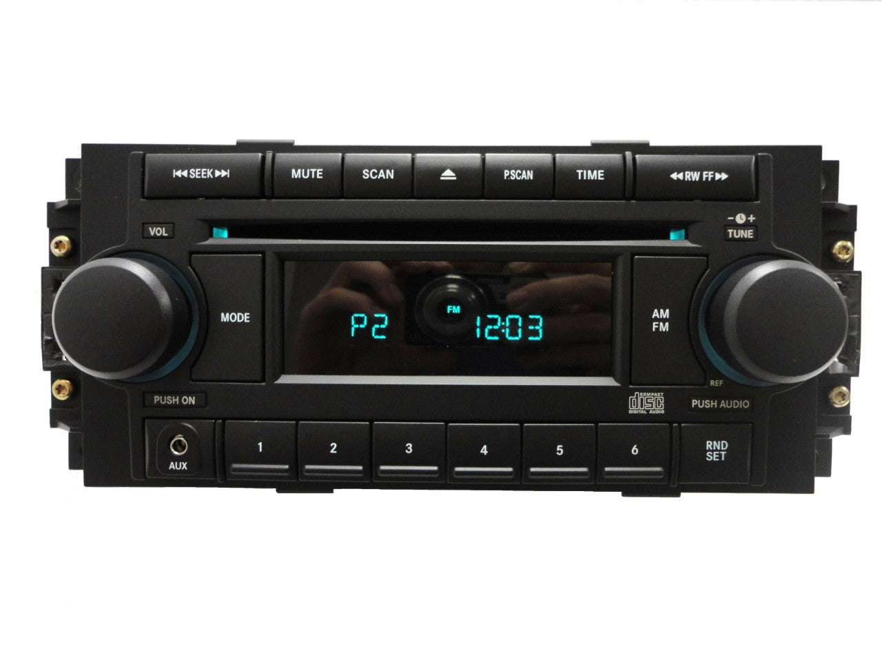 Remanufactured 2005 - 2008 Chrysler Jeep Dodge OEM Radio Aux CD Player Receiver