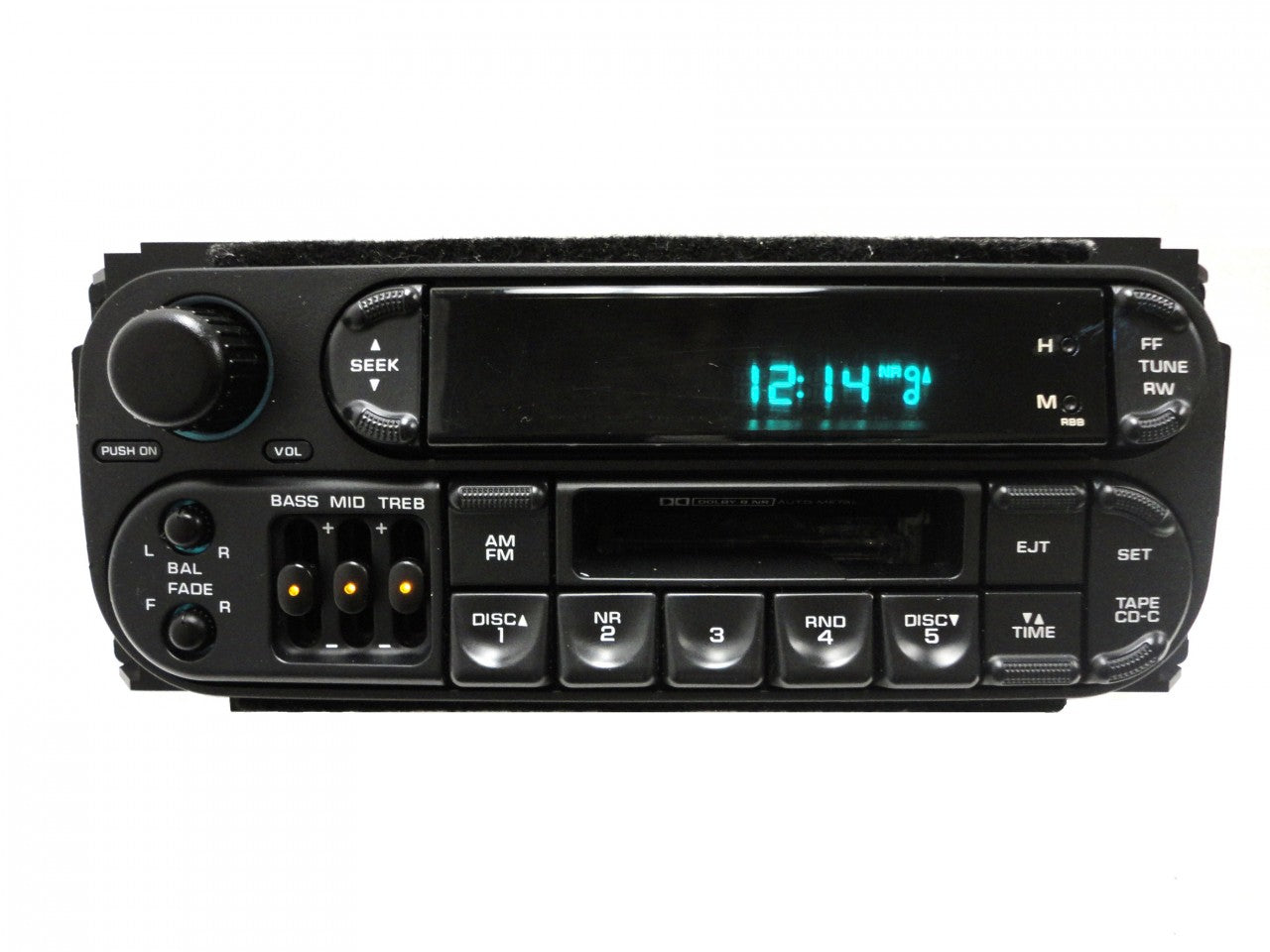 1998-2002 Chrysler Dodge Jeep OEM AM FM Radio Tape Cassette Receiver