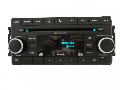 Reman 2007 - 2012 Chrysler Jeep Dodge OEM AM FM Radio MP3 6 Disc CD Player Changer Receiver REQ