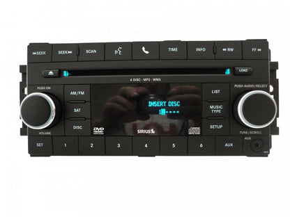 2007 - 2012 Chrysler Jeep Dodge OEM AM FM Radio MP3 6 Disc CD Player Changer Receiver REQ