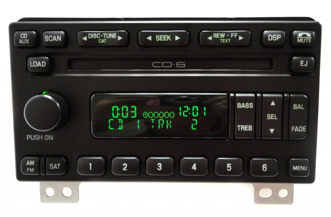 Reman 2004 - 2006 FORD Mustang Explorer Expedition Mountaineer OEM Satellite SIRIUS XM AM MF Radio Stereo 6 Disc CD Player Receiver