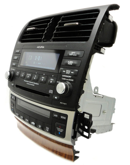 ACURA TSX 7HP0 Radio Stereo 6 Disc Changer CD Player 2005 2006 2007 2008 Wood Grain