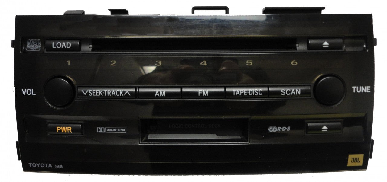 Toyota Prius Radio Stereo 6 CD and Cassette Player 2004 2005 2006