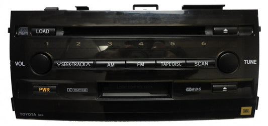 Toyota Prius Radio Stereo 6 CD and Cassette Player 2004 2005 2006