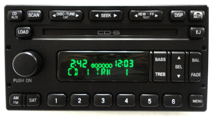 2003 - 2007 FORD Crown Victoria Escape MERCURY Mariner Grand Marquis OEM Radio Stereo 6 Disc Changer CD Player SAT XM SIRIUS Receiver