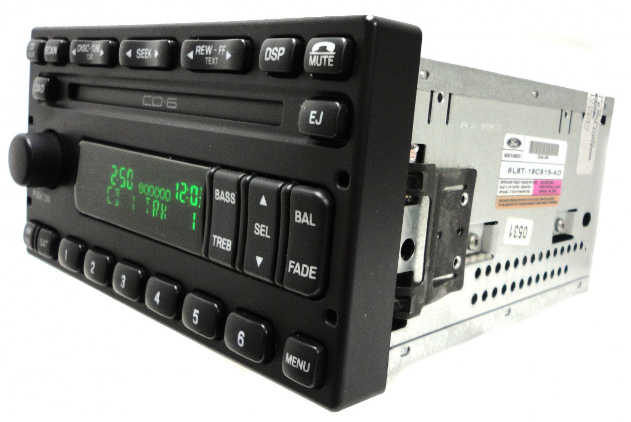 2003 - 2007 FORD Crown Victoria Escape MERCURY Mariner Grand Marquis OEM Radio Stereo 6 Disc Changer CD Player SAT XM SIRIUS Receiver