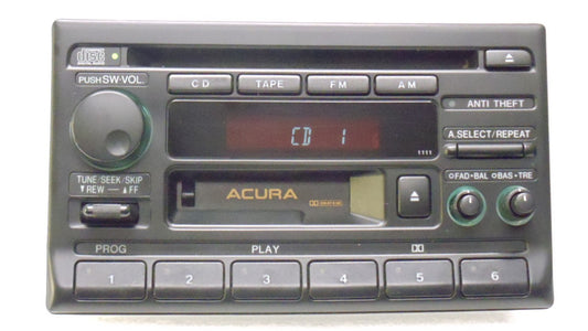 Acura Integra CL Radio Tape and 6 Disc CD Changer NON BOSE 1990-2001