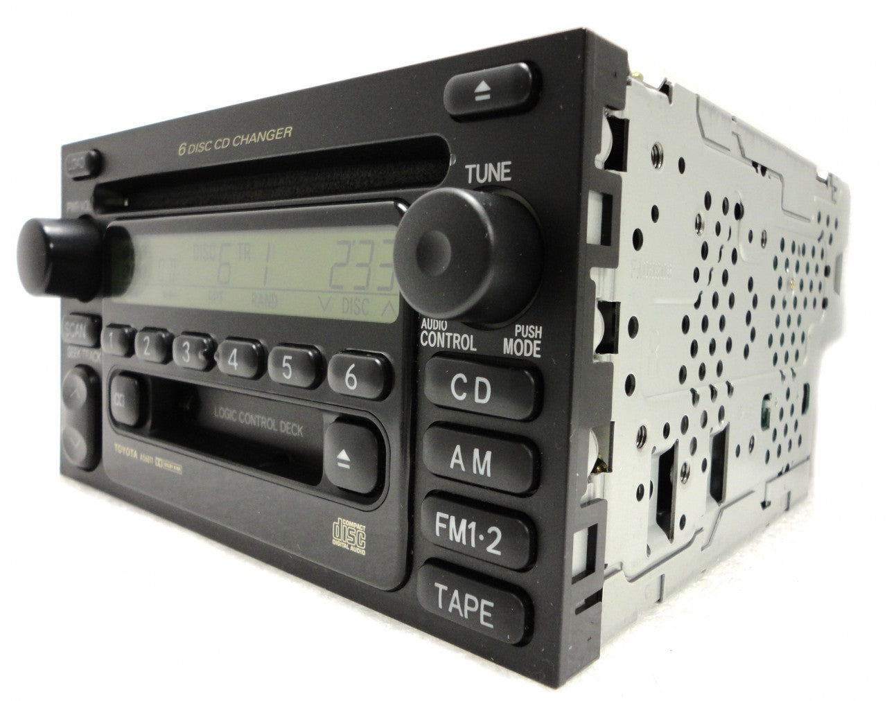 New Face & Mechanism 2000 - 2003 Toyota OEM  AM FM Radio Tape 6 Disc CD Changer Receiver A56811
