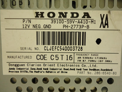 HONDA Pilot CD Player Radio 2006 2007 2008