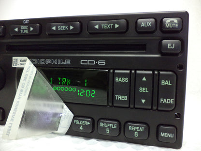 2003 - 2007 6L8T-18C815-FD FORD MERCURY Audiophile 6 CD Radio Player