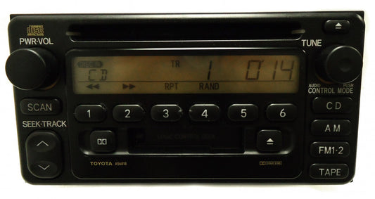 BRAND NEW TOYOTA Radio Stereo CD Tape Cassette Player A56818 Celica Echo Highlander MR2 Rav4 2000 2001 2002 2003