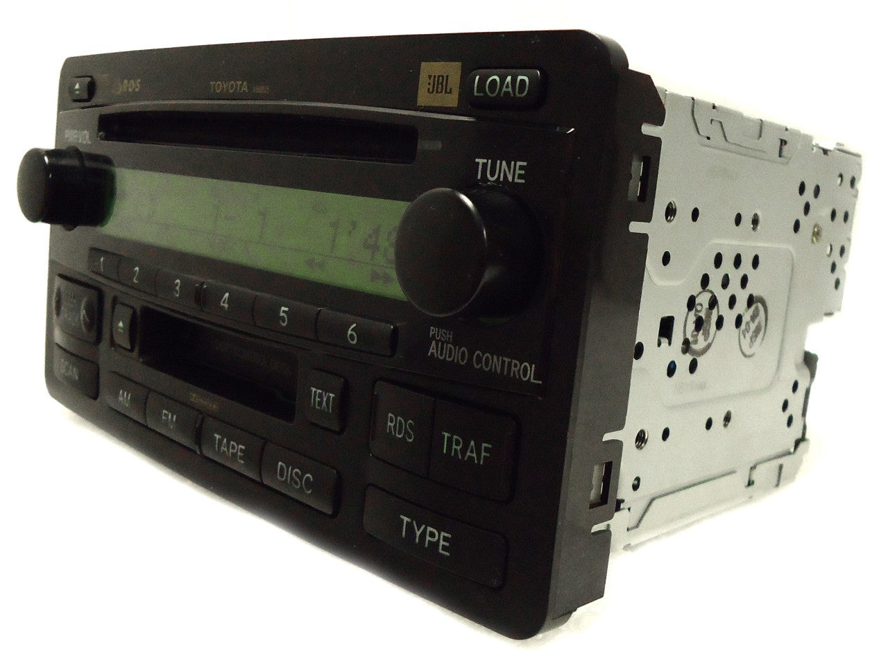 TOYOTA Sequoia Tundra JBL Radio Stereo 6 Disc Changer Cassette Tape CD Player A56835 OEM 2003 2004
