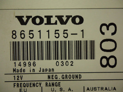 VOLVO Radio Stereo 4 Disc Changer CD Player HU-803 OEM