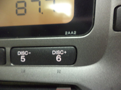 Honda Accord Radio and CD Player 2AA2 2003 2004 2005 2006 2007