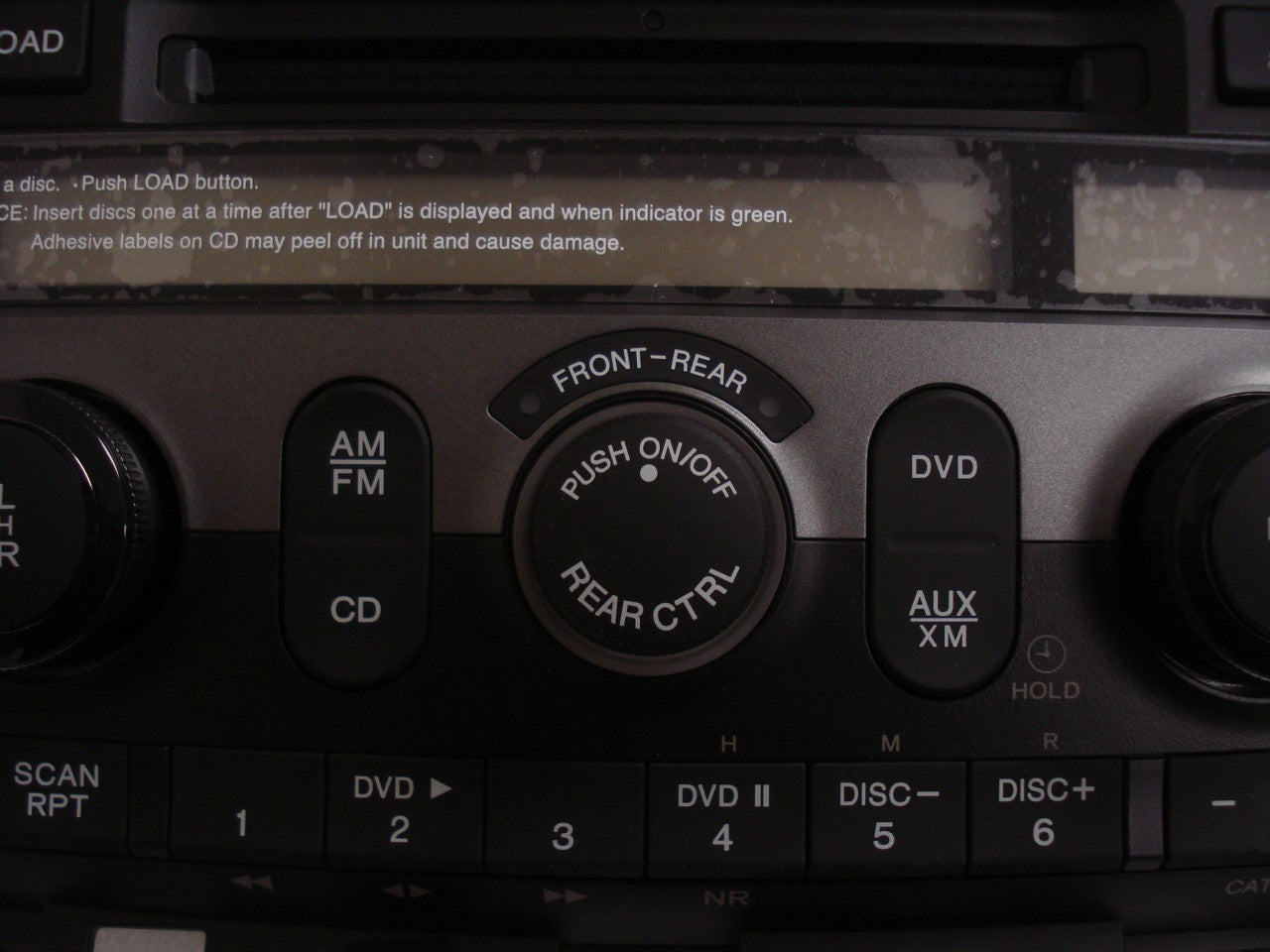 NEW 08 09 10 HONDA Odyssey Radio Stereo 6 Disc Changer MP3 CD Player XM DVD 39100-SHJ-A310 1XU4 2008 2009 2010