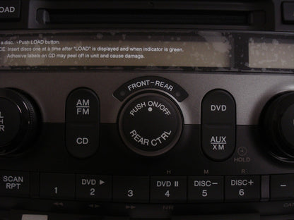 Honda Odyssey Radio 6 CD Changer AUX