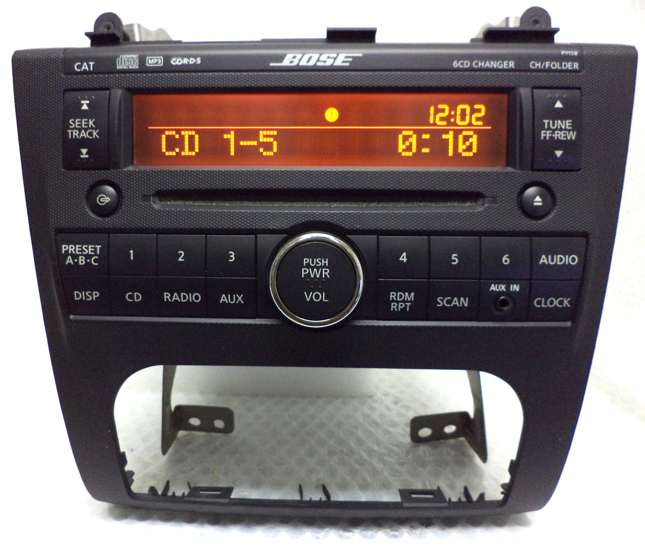 Nissan Altima Bose Radio stereo 6 disc changer cd player PY15B