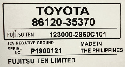 10 11 12 TOYOTA 4Runner OEM Satellite Radio Stereo MP3 CD Player 11853 2010 2011 2012