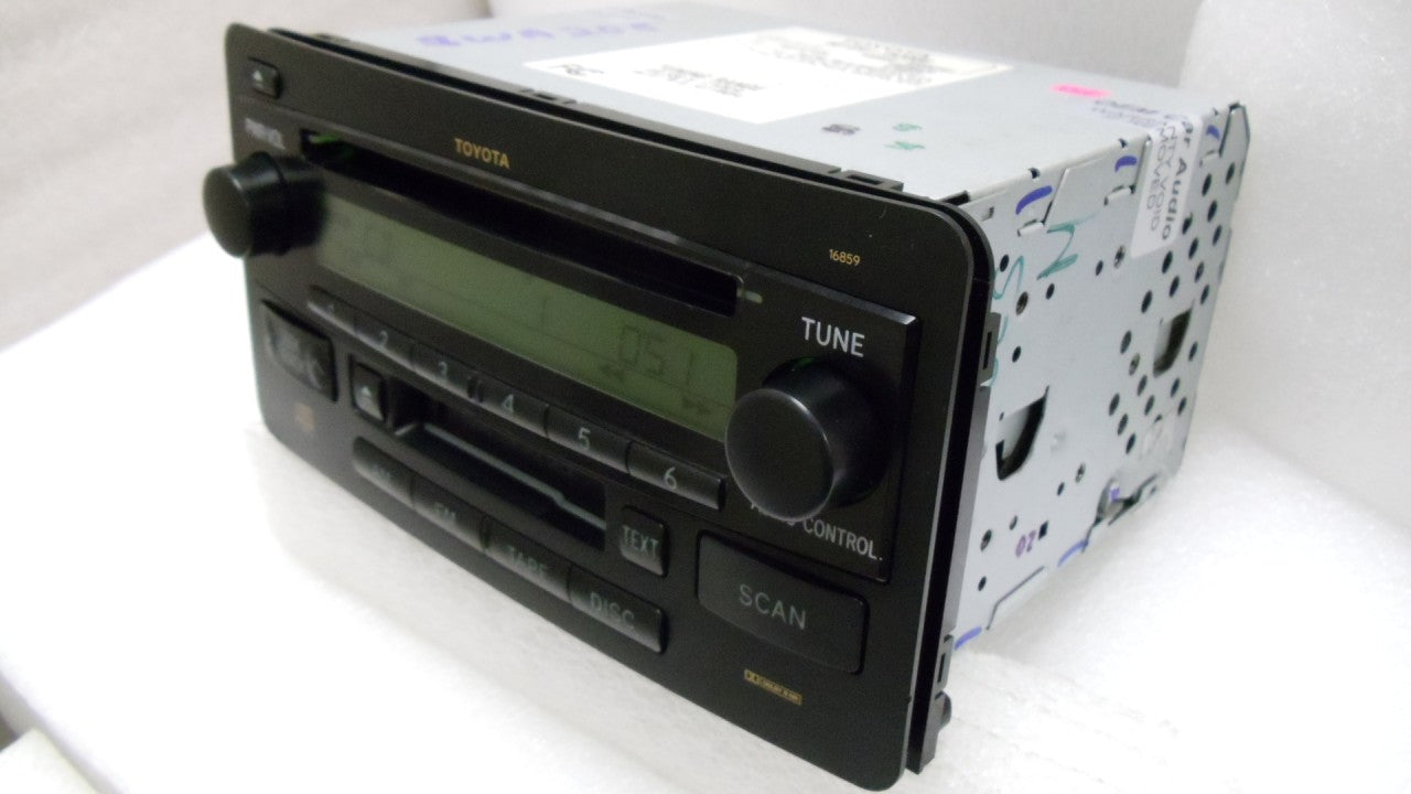 2003 - 2004 Toyota Tundra OEM AM FM Radio Tape CD Player Receiver 16836 16855