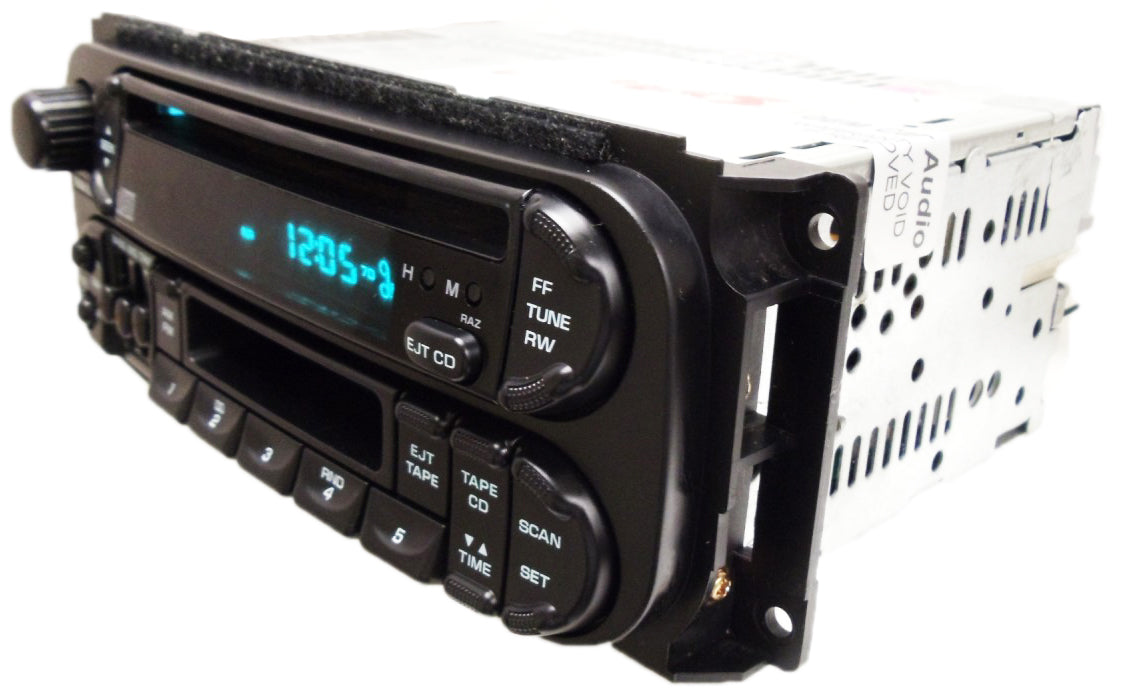 1998 - 2003 Jeep Dodge Chrysler OEM AM FM Radio Tape CD Player Receiver RAZ