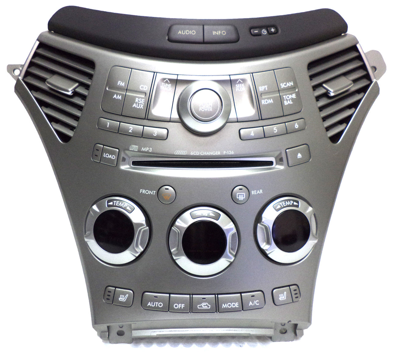 P-136 Subaru Tribeca Radio Face replacement 6 cd disc changer