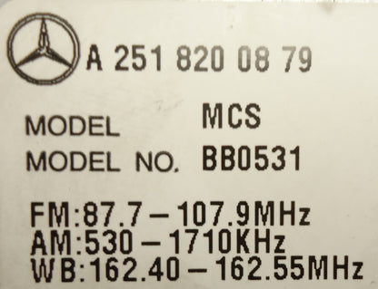 2006 2007 MERCEDES-BENZ R Class Comand Navigation GPS Radio Stereo CD Player LCD DIsplay Screen Monitor OEM R350 R500 R320 R63