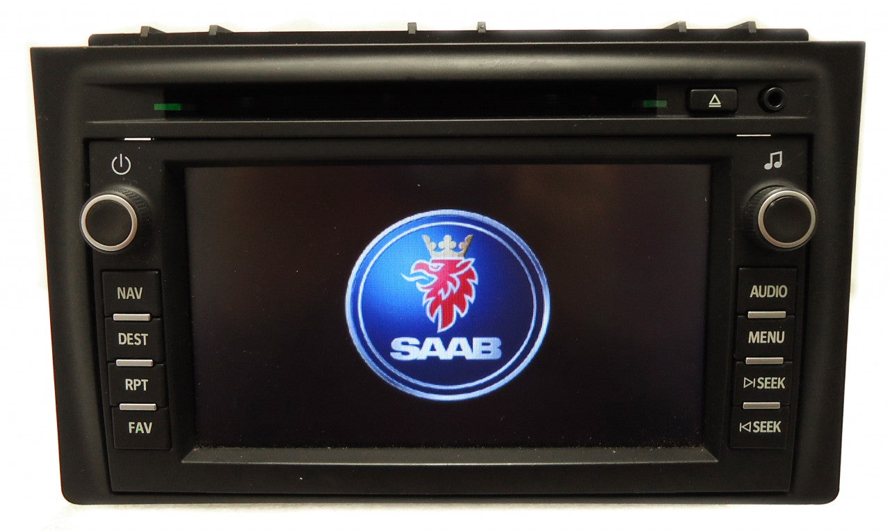 SAAB 9-3 Navigation GPS System Radio CD Player LCD Display Screen Monitor 12777838 12779029 2007 2008 OEM