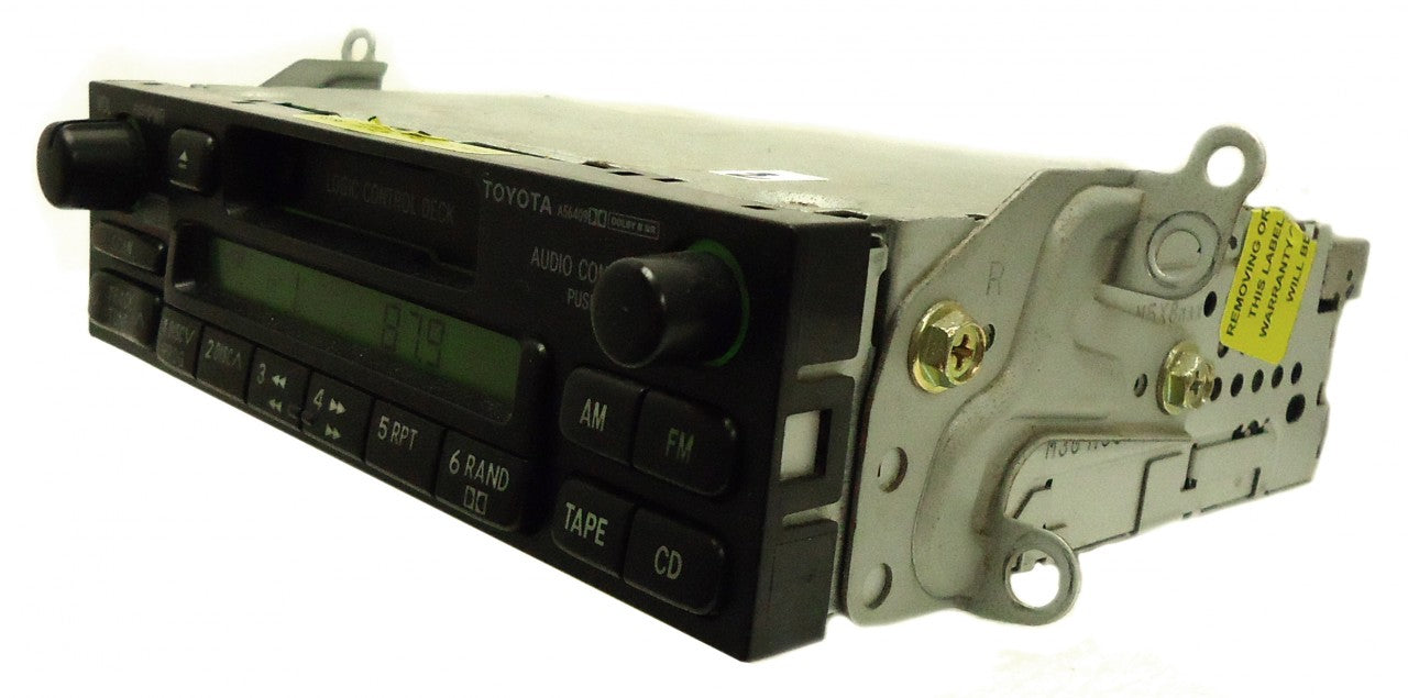 TOYOTA AM FM Radio Cassette Tape Player A51707 AD1701 4Runner Avalon Camry Celica Mr2 Seuoia Solara Sienna Tacoma Tundra Rav4 T100 1990 1991 1992 1993 1994 1995 1996 1997 1998 1999 JBL PREMIUM AMPLIFIER