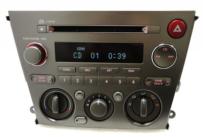 2005 2006 SUBARU Legacy Outback Radio Stereo Receiver CD Player for Manual Climate Control P-201UN with Climate Control Module