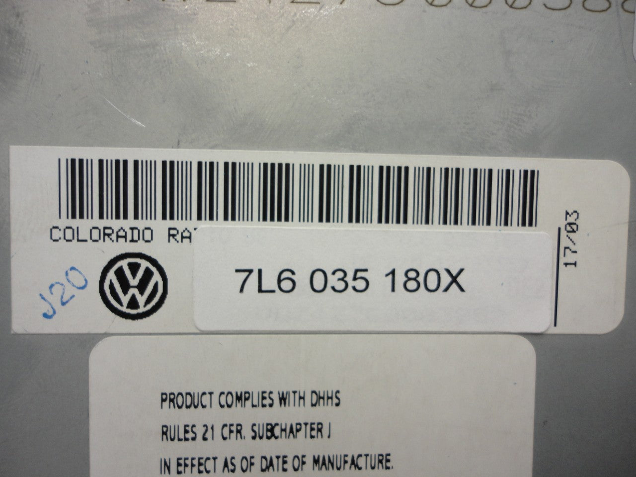 2004 2005 2006 2007 2008 2009 2010 VW VOLKSWAGEN Touareg OEM AM FM Radio Stereo CD Player