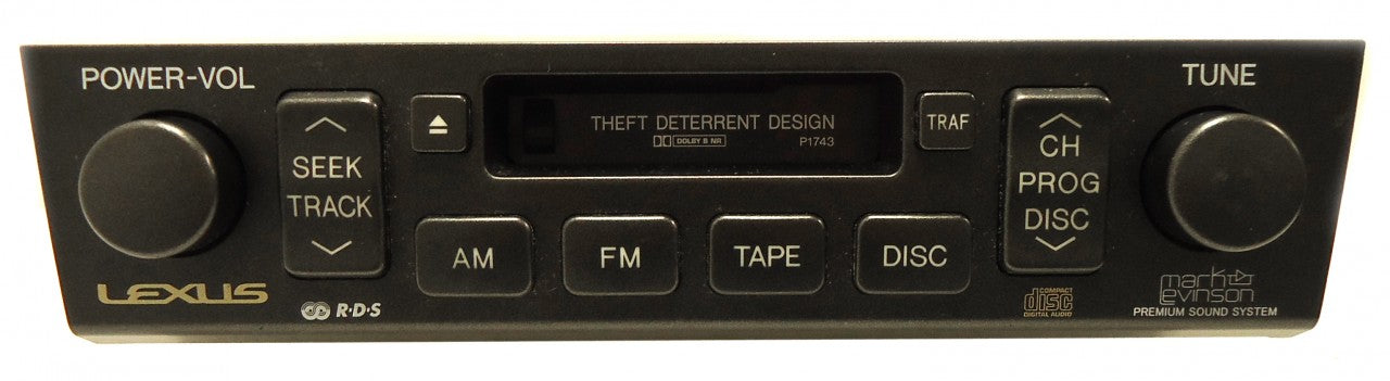 LEXUS GS300 GS430 Mark Levinson Radio Stereo Tape Cassette Player OEM 2003 2004 2005 P1743 86120-3A742