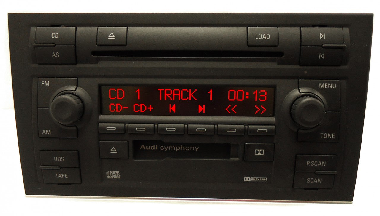 2002 2003 2004 Audi A4 S4 6 Disc CD Changer Player Radio Bose 8E0 035 195 A