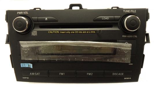 NEW TOYOTA Corolla Satellite Radio 6 Disc Changer MP3 CD Player A518A2 86120-02B10 2009 2010 2011 OEM