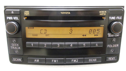 Toyota 4Runner Yaris Celica Echo FJ Cruiser MR2 Rav4 Yaris Radio MP3 CD Player 11808 86120-52530 2003 2004 2005 2006 2007 2008 2009
