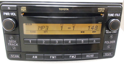 2008 - 2009 Toyota 4Runner Yaris CD Radio MP3