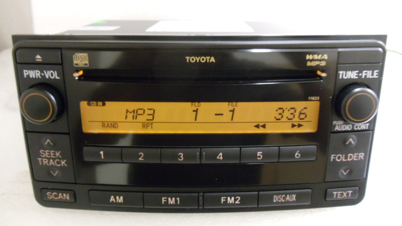 2008 - 2009 Toyota 4Runner Yaris CD Radio MP3