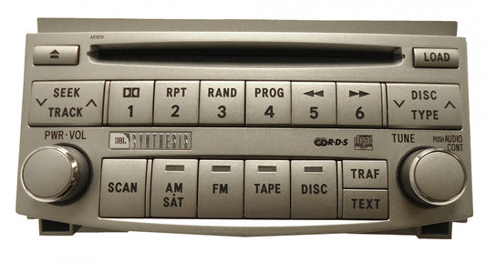 TOYOTA Avalon JBL Radio Stereo 6 Disc Changer CD Player A51819 OEM 2005 2006 2007 2008 2009 2010 2011 ToA51819NFU